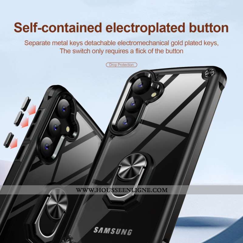 Coque Samsung Galaxy S24 Plus 5G avec Anneau-Support Métallique