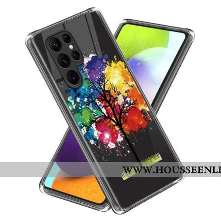 Coque Samsung Galaxy S24 Ultra 5G Arbre Coloré