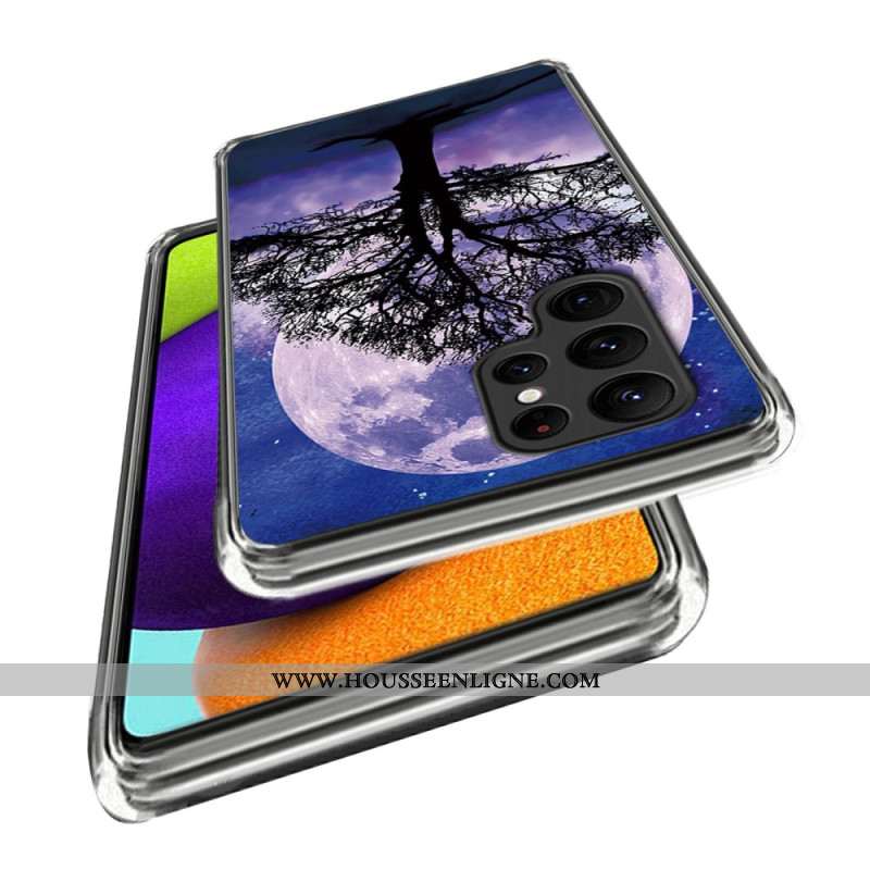 Coque Samsung Galaxy S24 Ultra 5G Arbre et Lune