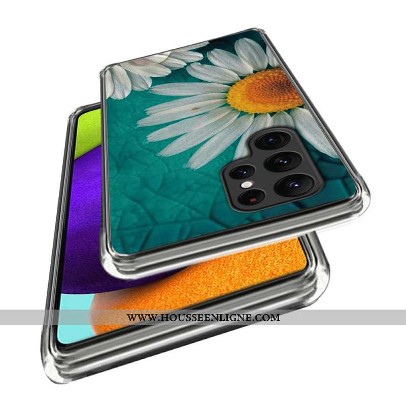 Coque Samsung Galaxy S24 Ultra 5G Marguerites