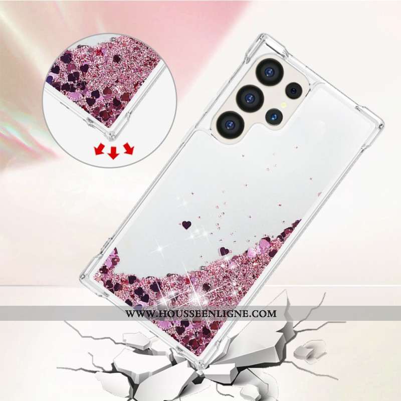 Coque Samsung Galaxy S24 Ultra 5G Paillettes Scintillantes