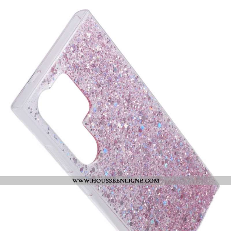 Coque Samsung Galaxy S24 Ultra 5G Paillettes Élégantes