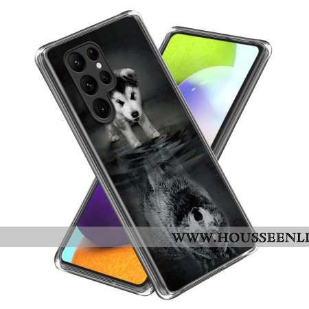 Coque Samsung Galaxy S24 Ultra 5G Rêve de Chiot