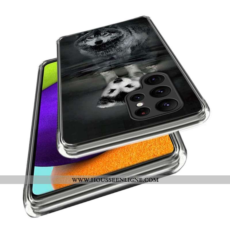 Coque Samsung Galaxy S24 Ultra 5G Rêve de Chiot