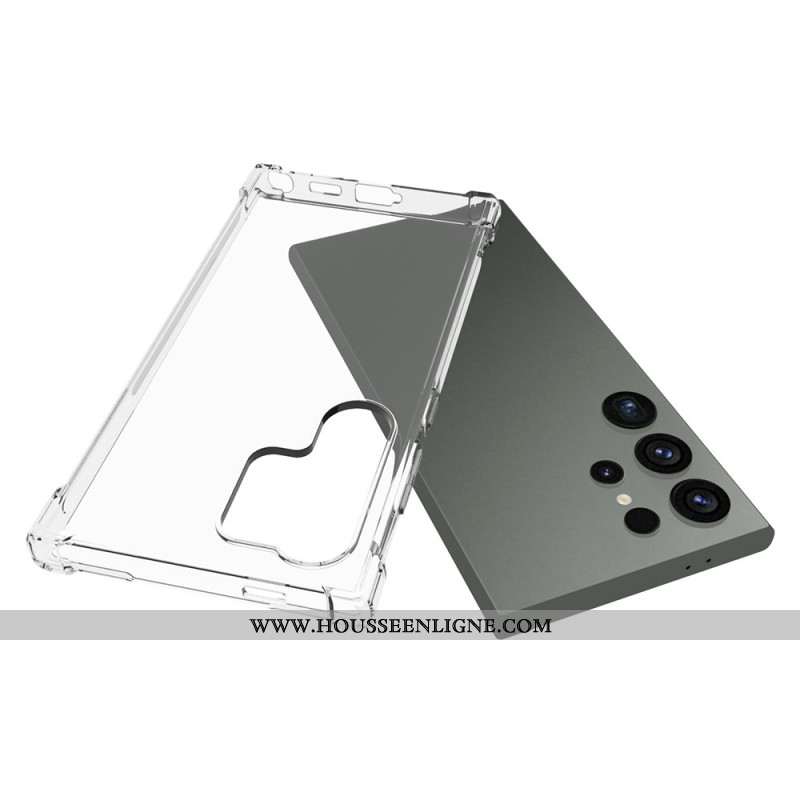 Coque Samsung Galaxy S24 Ultra 5G Transparente Coins Renforcés