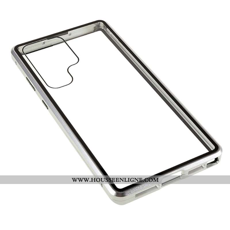 Coque Samsung Galaxy S24 Ultra 5G Verre Trempé Magnétique et Double Protection