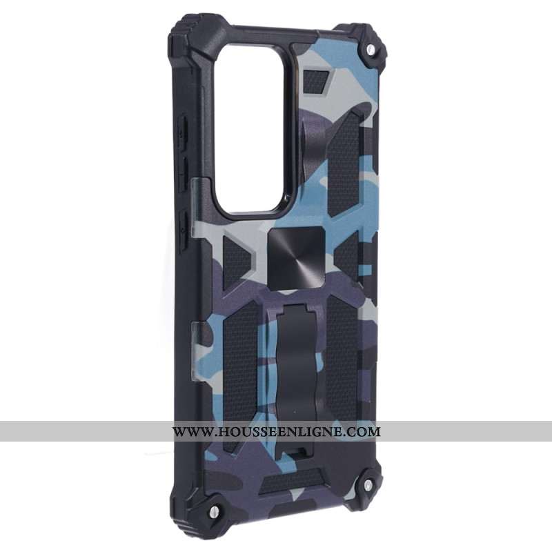 Coque Samsung Galaxy S24 Ultra avec Support Camouflage