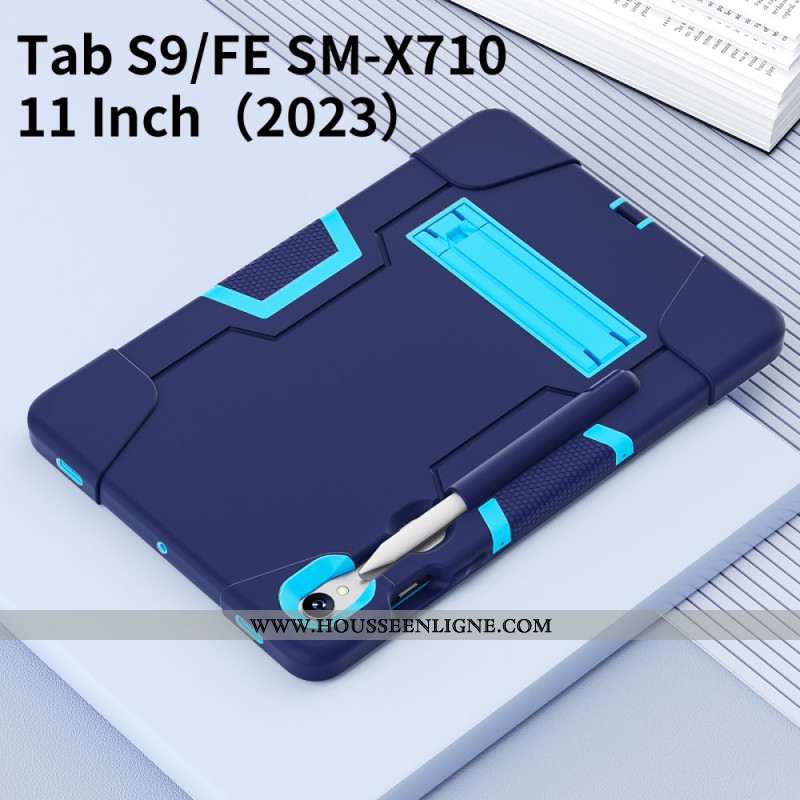 Coque Samsung Galaxy Tab S9 Bicolore avec Support Intégré