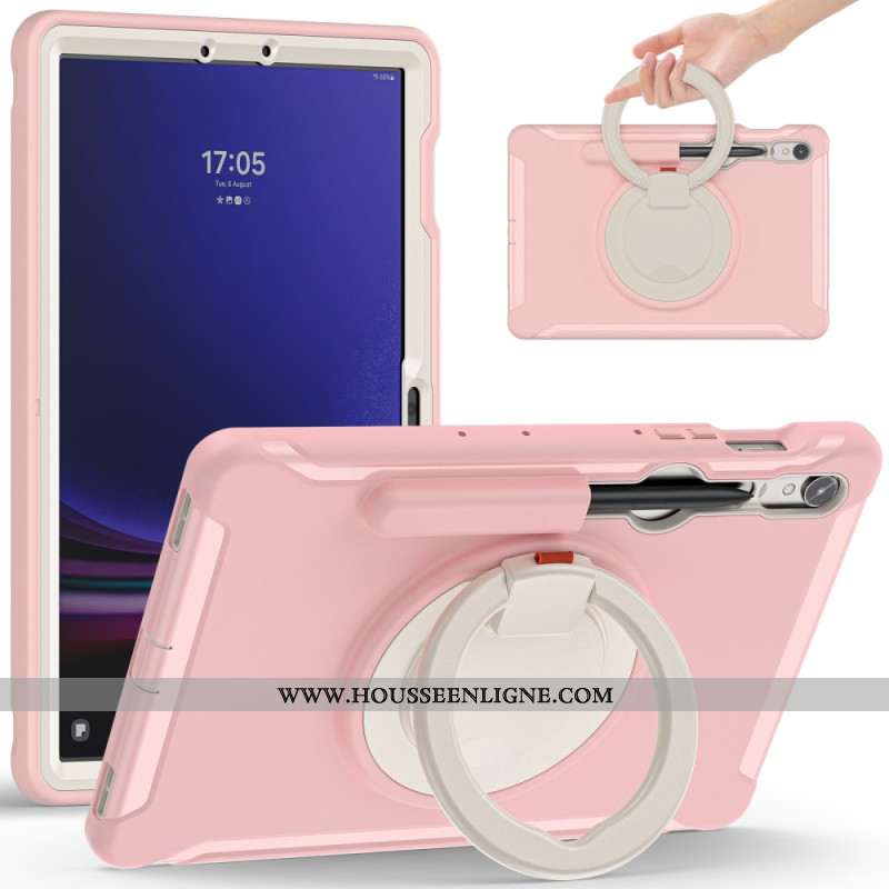 Coque Samsung Galaxy Tab S9 FE/S9/S8/S7 Anneau-Support