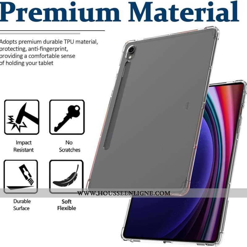 Coque Samsung Galaxy Tab S9 FE Transparente HD