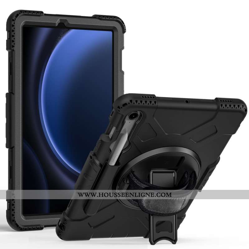 Coque Samsung Galaxy Tab S9 / S9 FE Sangle Support et Bandoulière