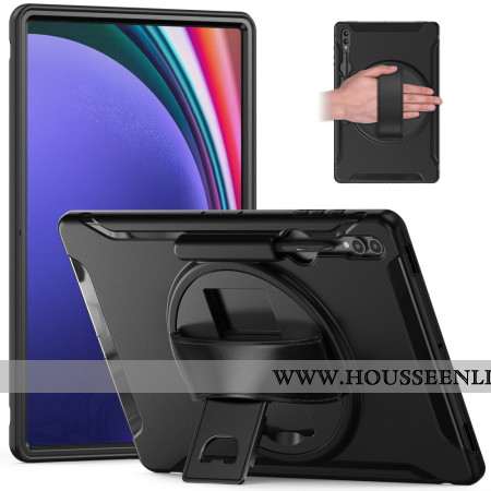 Coque Samsung Galaxy Tab S9 Ultra / S8 Ultra Support Rotatif et Sangle Manuelles