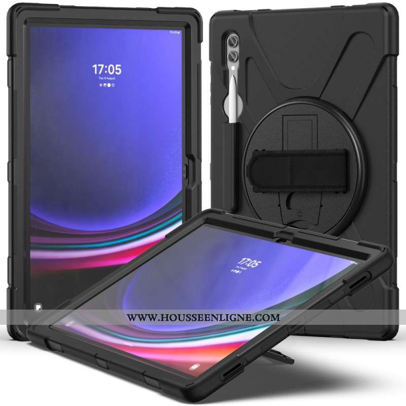 Coque Samsung Galaxy Tab S9 Ultra / S8 Ultra Triple Protection Sangle et Support