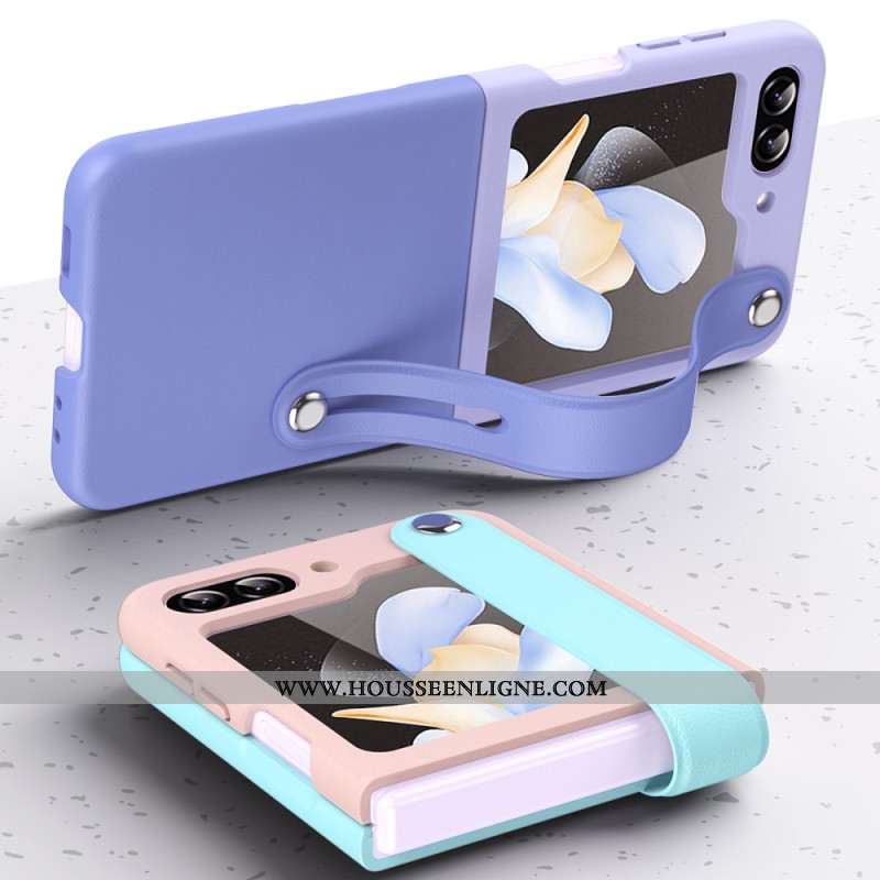 Coque Samsung Galaxy Z Flip 5 Bicolore Sangle