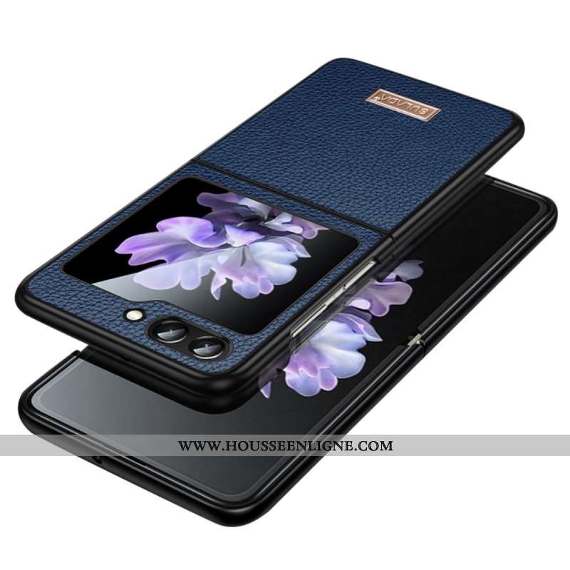 Coque Samsung Galaxy Z Flip 5 Effet Cuir SULADA