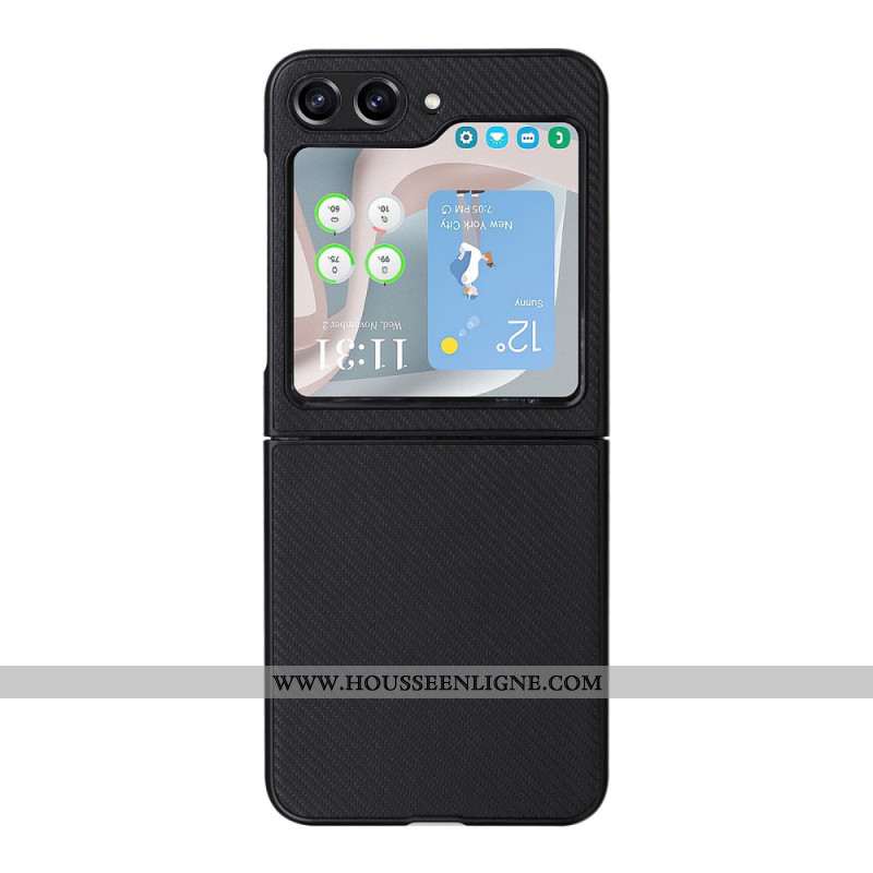 Coque Samsung Galaxy Z Flip 5 Fibre Carbone Classique