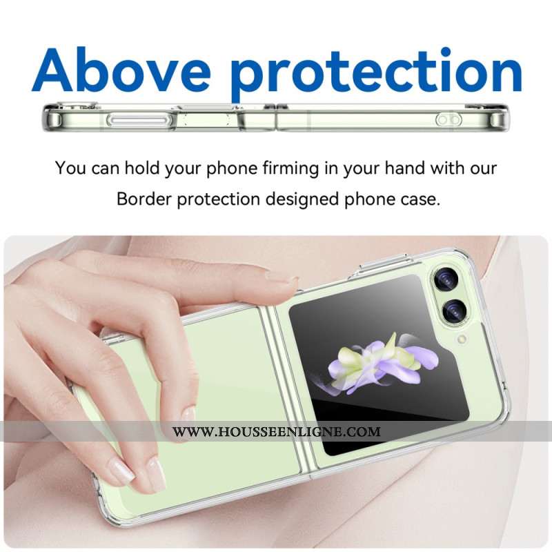 Coque Samsung Galaxy Z Flip 5 Hybride Acrylique