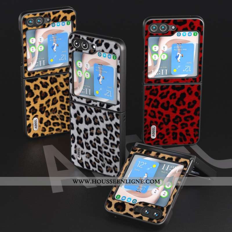 Coque Samsung Galaxy Z Flip 5 Léopard ABEEL