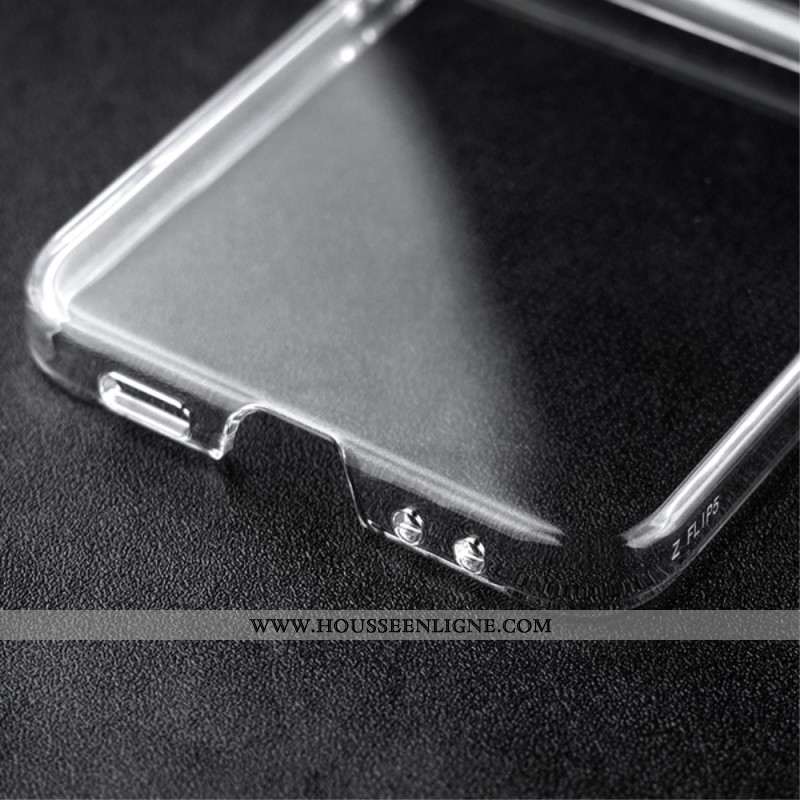 Coque Samsung Galaxy Z Flip 5 Plastique Transparente