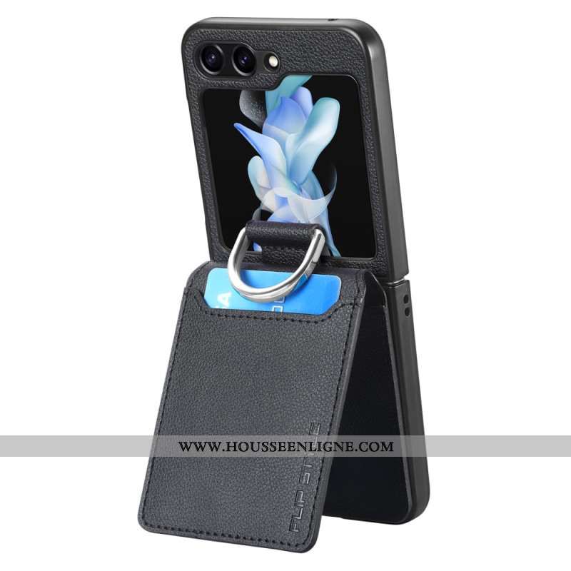 Coque Samsung Galaxy Z Flip 5 Porte-Cartes et Anneau