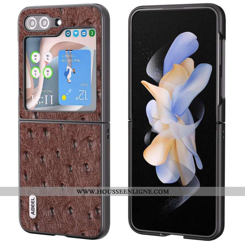 Coque Samsung Galaxy Z Flip 5 Style Autruche ABEEL