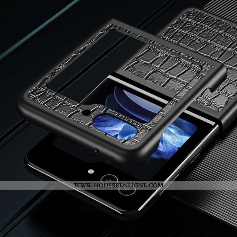 Coque Samsung Galaxy Z Flip 5 Style Croco