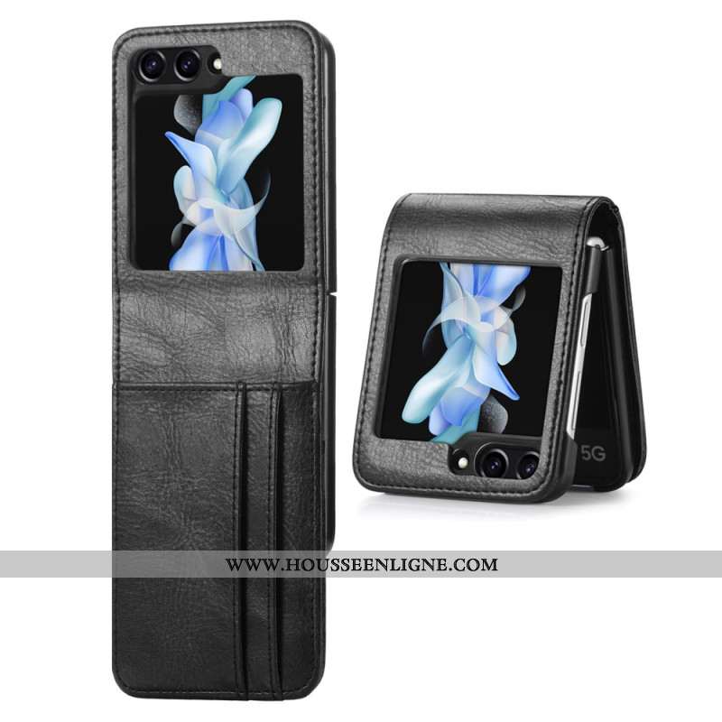 Coque Samsung Galaxy Z Flip 5 Style Cuir Porte-Cartes