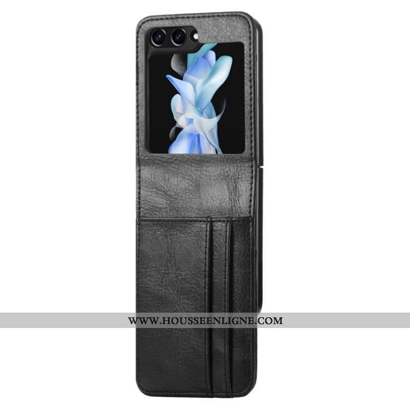 Coque Samsung Galaxy Z Flip 5 Style Cuir Porte-Cartes