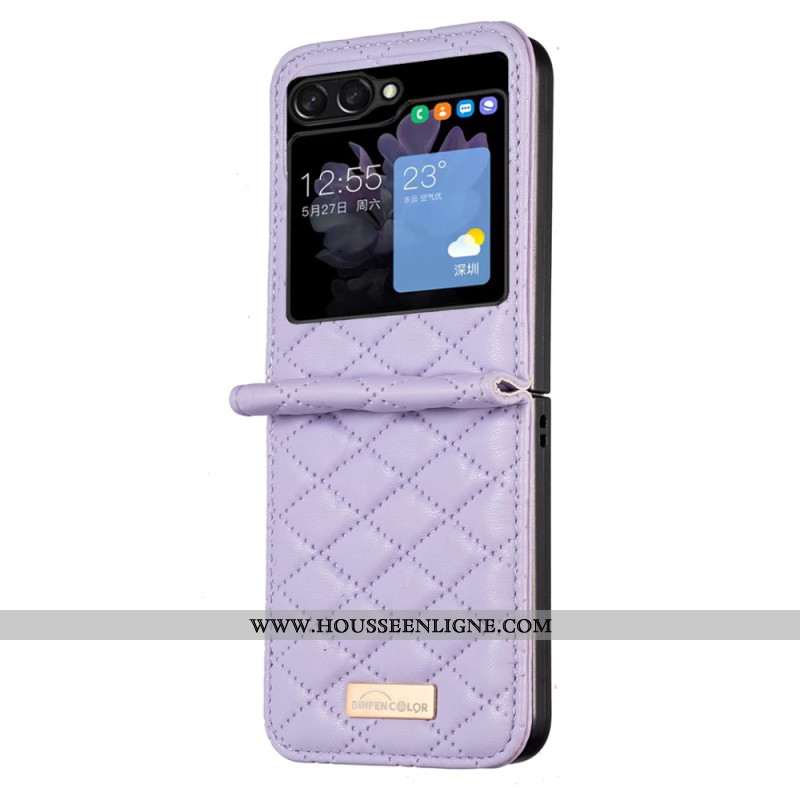 Coque Samsung Galaxy Z Flip 5 Style Matelassé Binfen Color