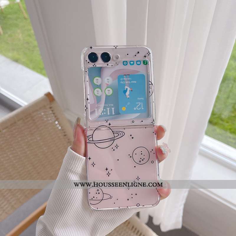 Coque Samsung Galaxy Z Flip 5 Transparente Ciel