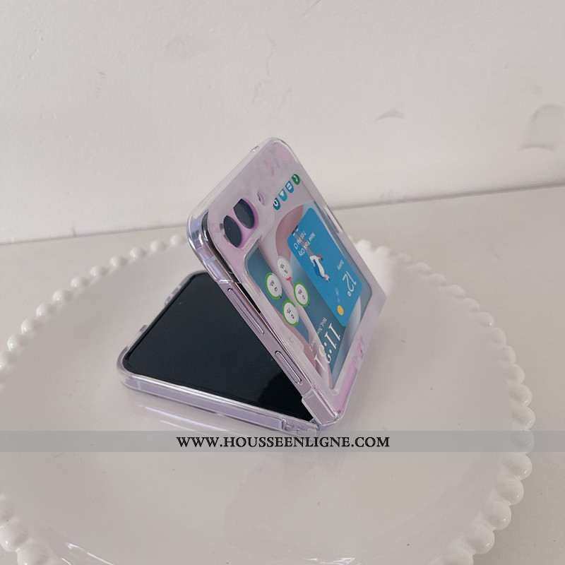 Coque Samsung Galaxy Z Flip 5 Transparente Ciel