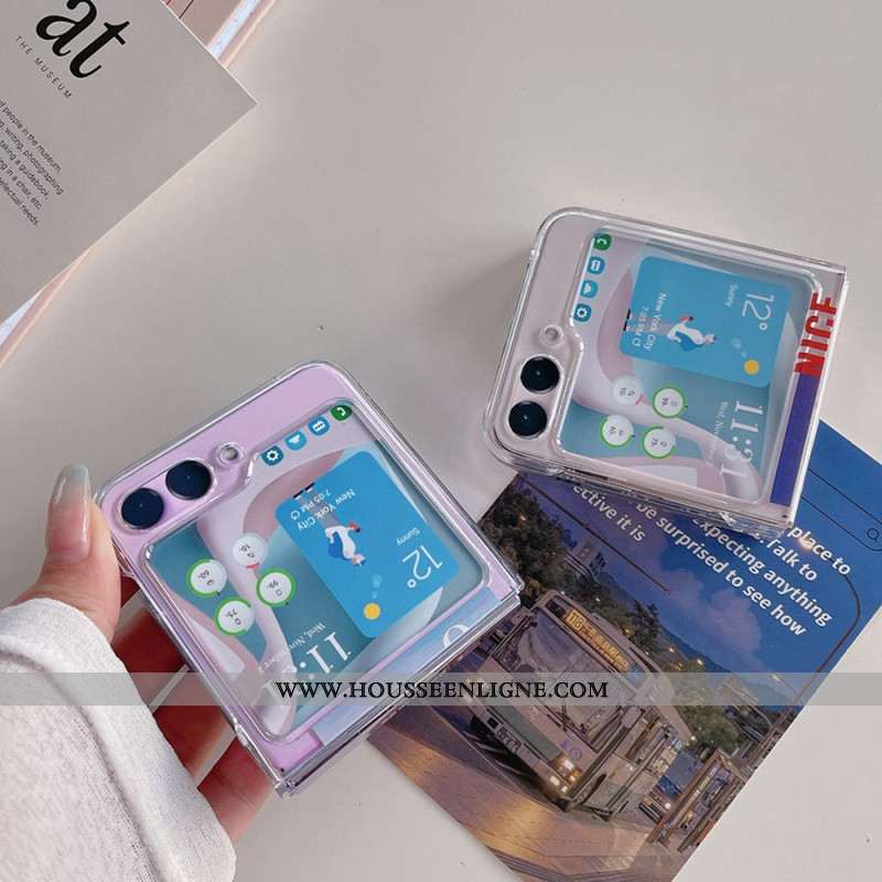 Coque Samsung Galaxy Z Flip 5 Transparente Destination