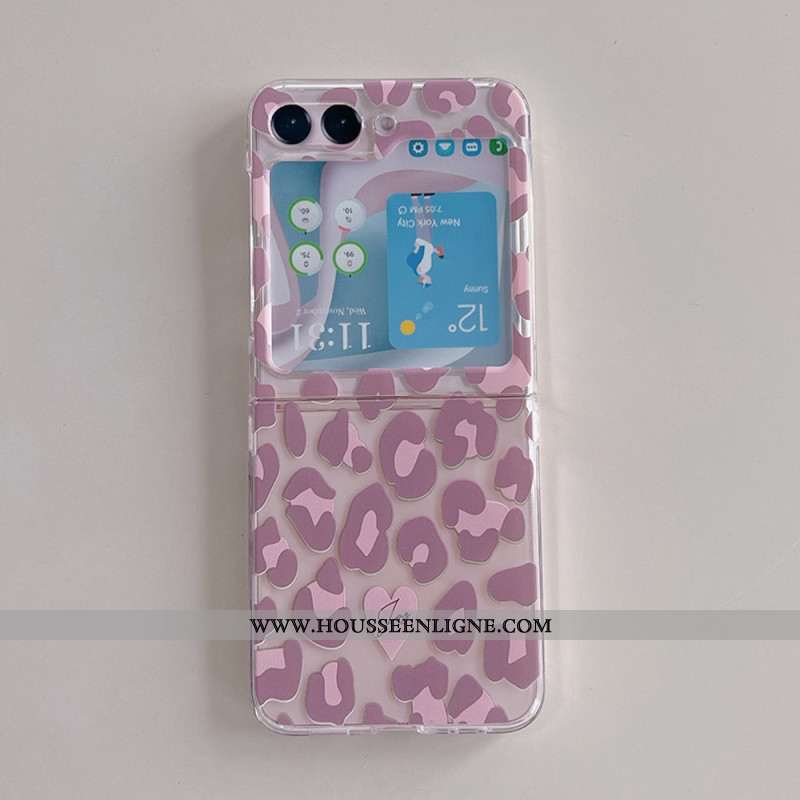 Coque Samsung Galaxy Z Flip 5 Transparente Empreintes