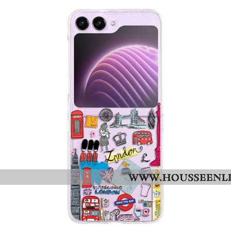 Coque Samsung Galaxy Z Flip 5 Transparente Londres