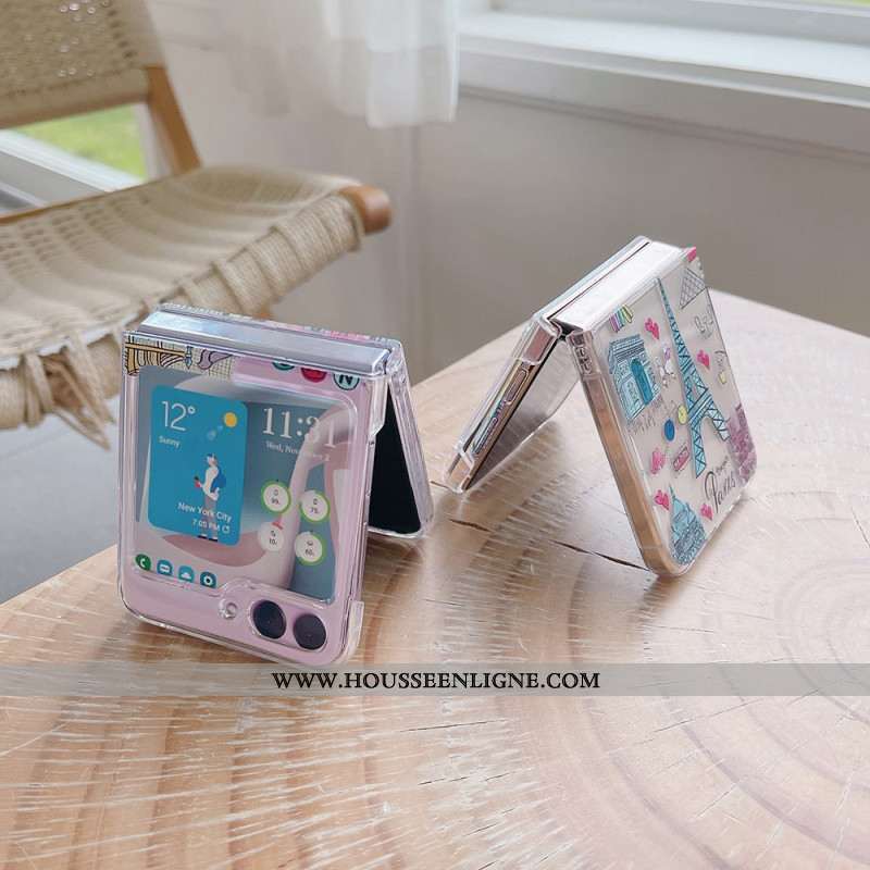 Coque Samsung Galaxy Z Flip 5 Transparente Londres