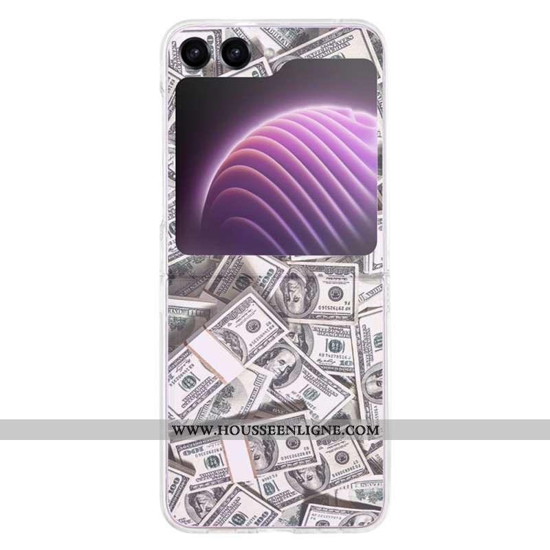 Coque Samsung Galaxy Z Flip 5 Transparente Money Money