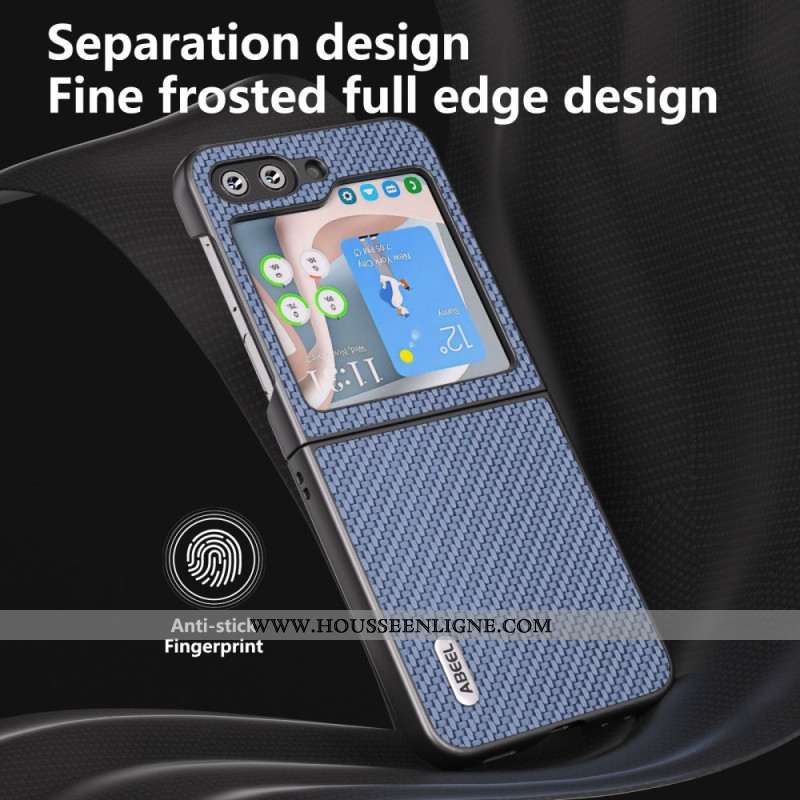 Coque Samsung Galaxy Z Flip 6 Design Fibre Carbone ABEEL