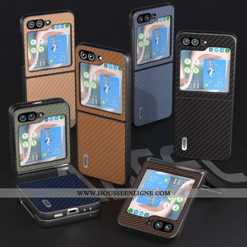 Coque Samsung Galaxy Z Flip 6 Design Fibre Carbone ABEEL