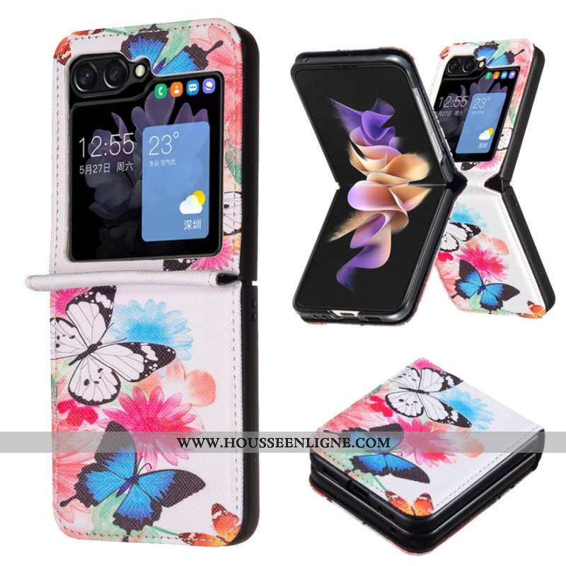 Coque Samsung Galaxy Z Flip 6 Deux Papillons