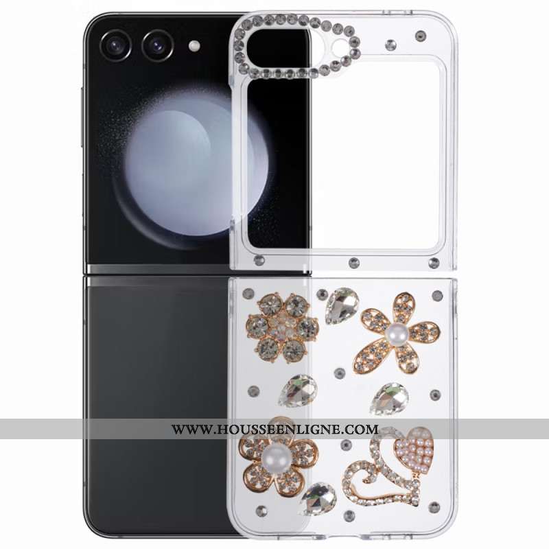 Coque Samsung Galaxy Z Flip 6 Décoration Strass