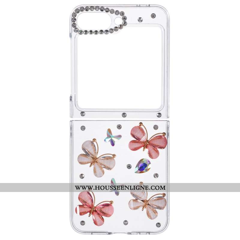 Coque Samsung Galaxy Z Flip 6 Décoration Strass