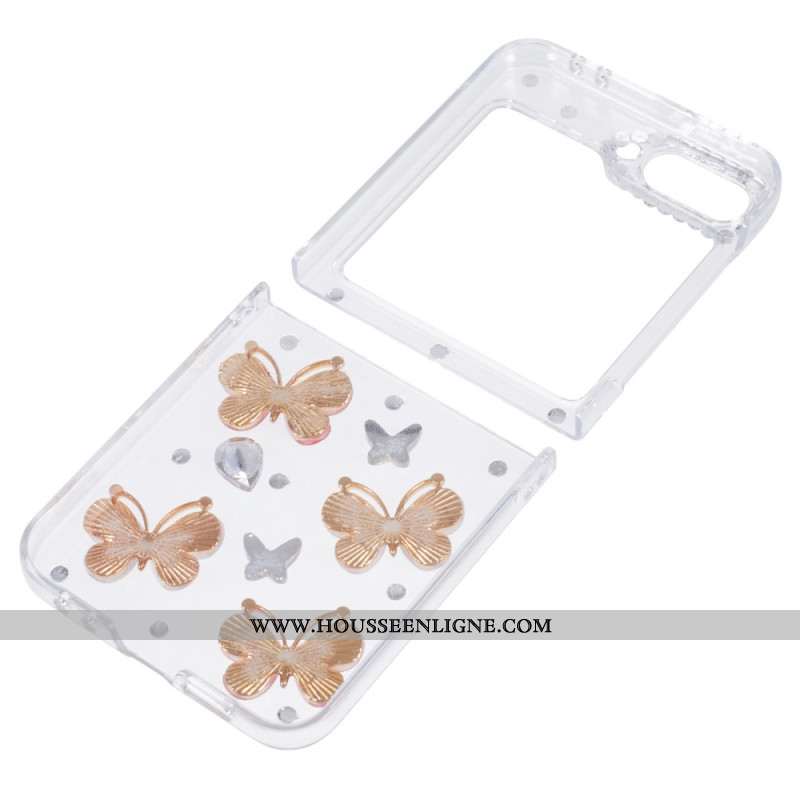 Coque Samsung Galaxy Z Flip 6 Décoration Strass