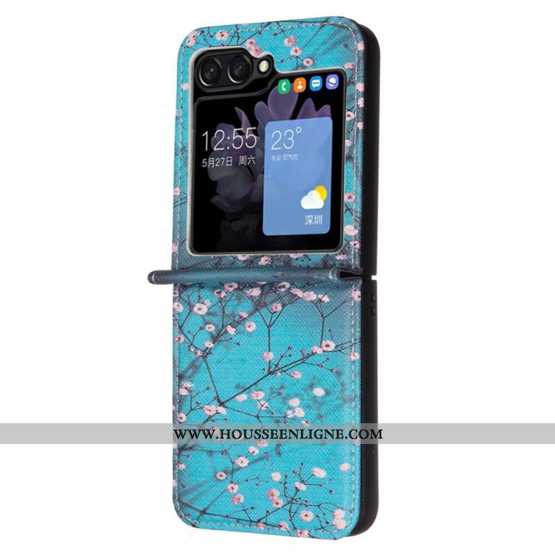 Coque Samsung Galaxy Z Flip 6 Fleurs de Prunier