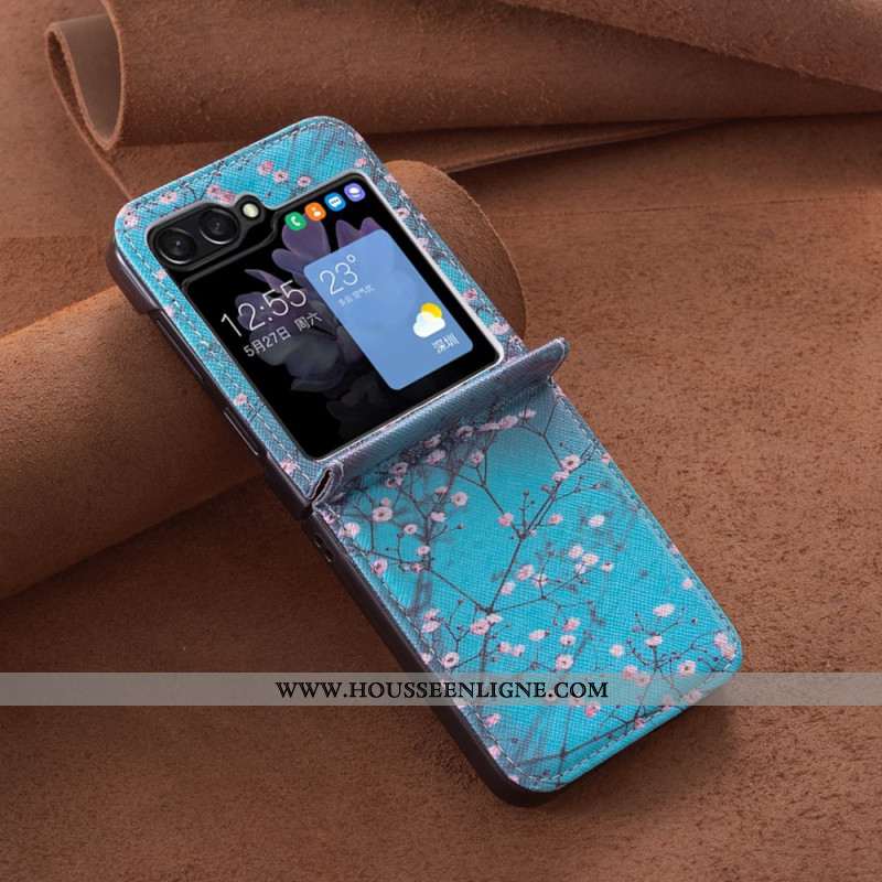 Coque Samsung Galaxy Z Flip 6 Fleurs de Prunier