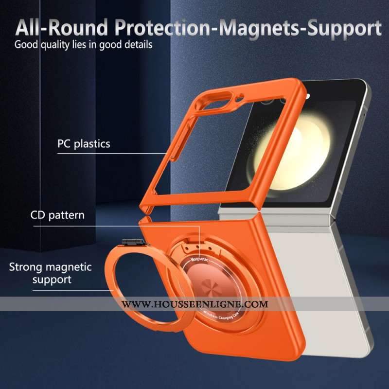 Coque Samsung Galaxy Z Flip 6 Magnétique Rotative