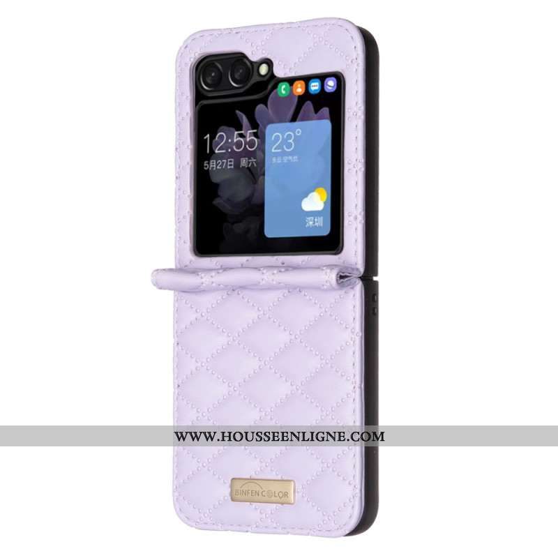 Coque Samsung Galaxy Z Flip 6 Matelassée BINFEN COLOR