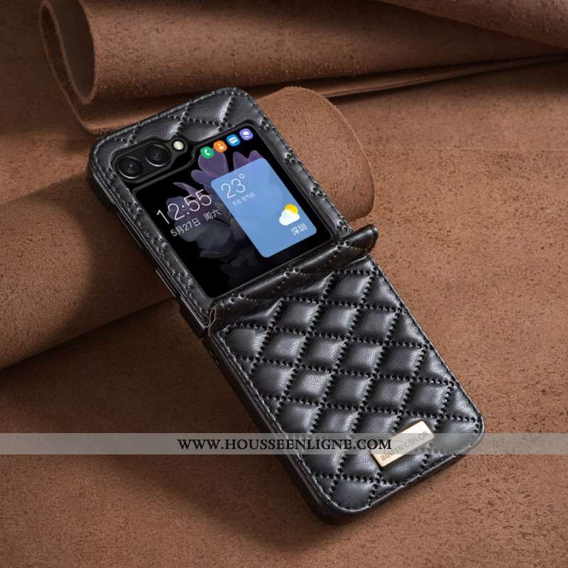 Coque Samsung Galaxy Z Flip 6 Matelassée BINFEN COLOR