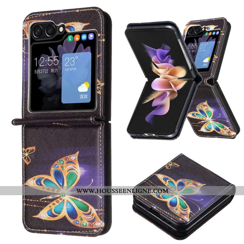 Coque Samsung Galaxy Z Flip 6 Papillon Bijoux