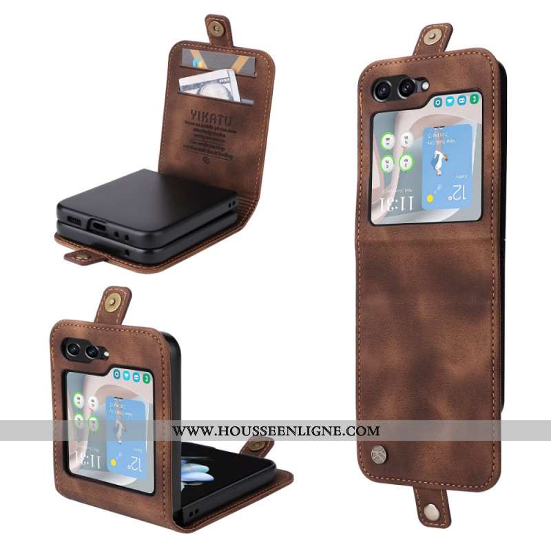 Coque Samsung Galaxy Z Flip 6 Porte-Cartes YIKATU