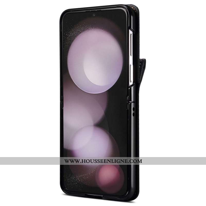 Coque Samsung Galaxy Z Flip 6 Porte-Cartes et Lanière